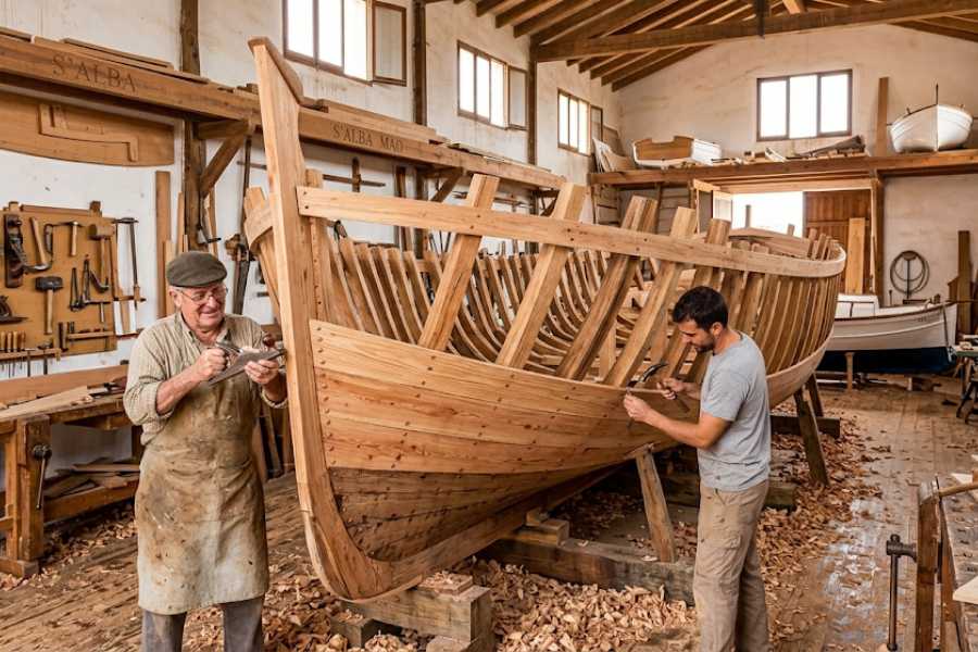 Construcción de un llaut menorquín